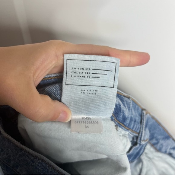 AYR Light Blue Straight Leg Jeans - Picture 7 of 7